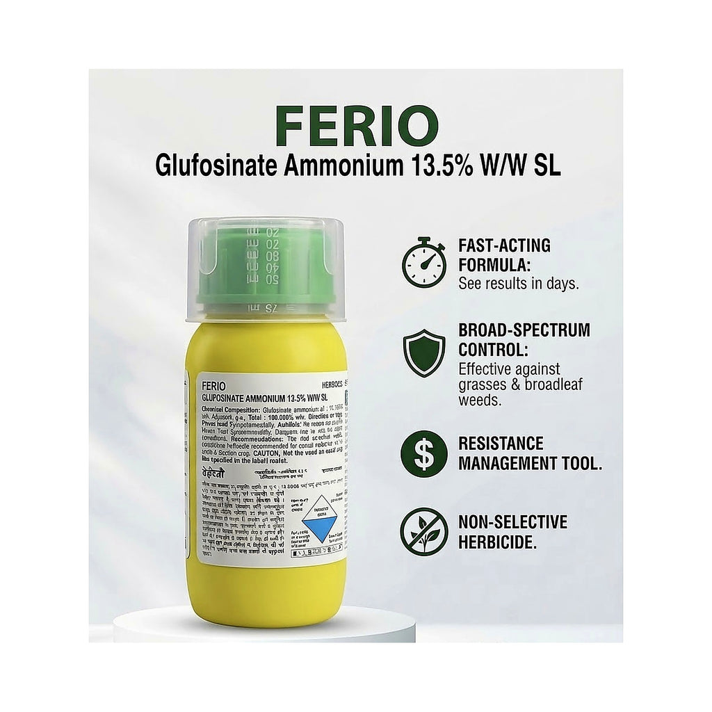 Herbicide - FERIO Glufosinate Ammonium 13.5% W/W SL
